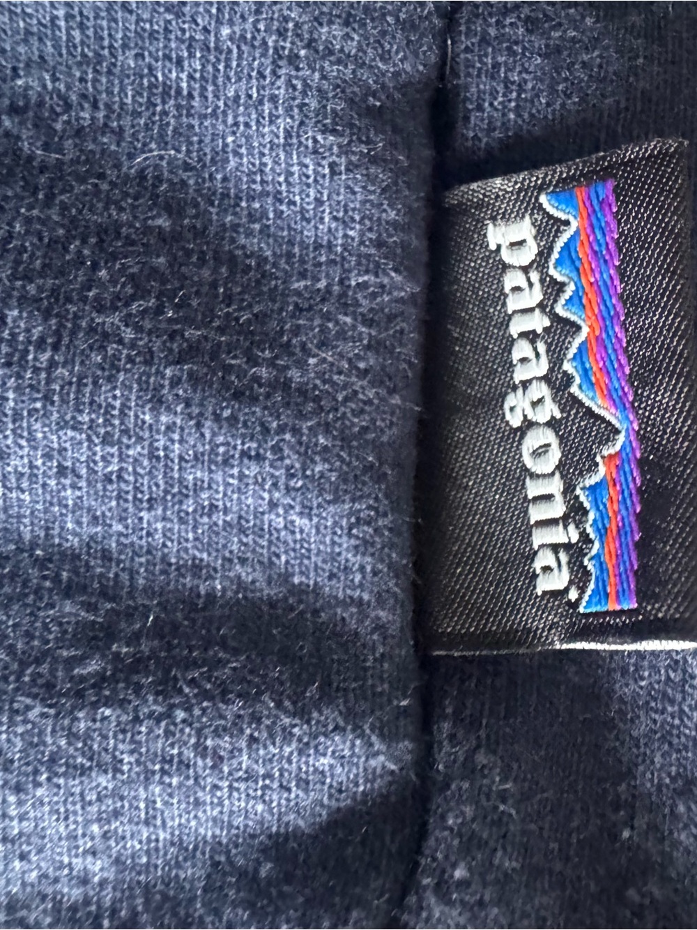 Patagonia Men's XL Navy Blue Logo Pullover Hoodie Sweatshirt - Picture 7 of 11